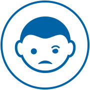 child's face icon